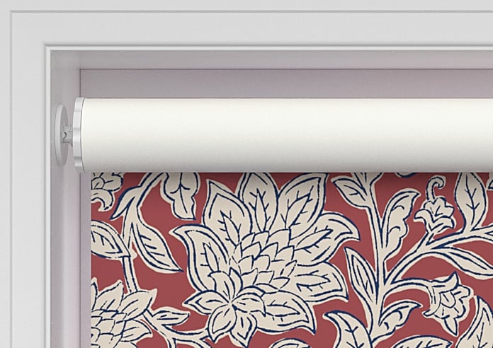 Land & Shore Rowallane (Blackout), Red - Twist&Fit Roller Blind - Image 9